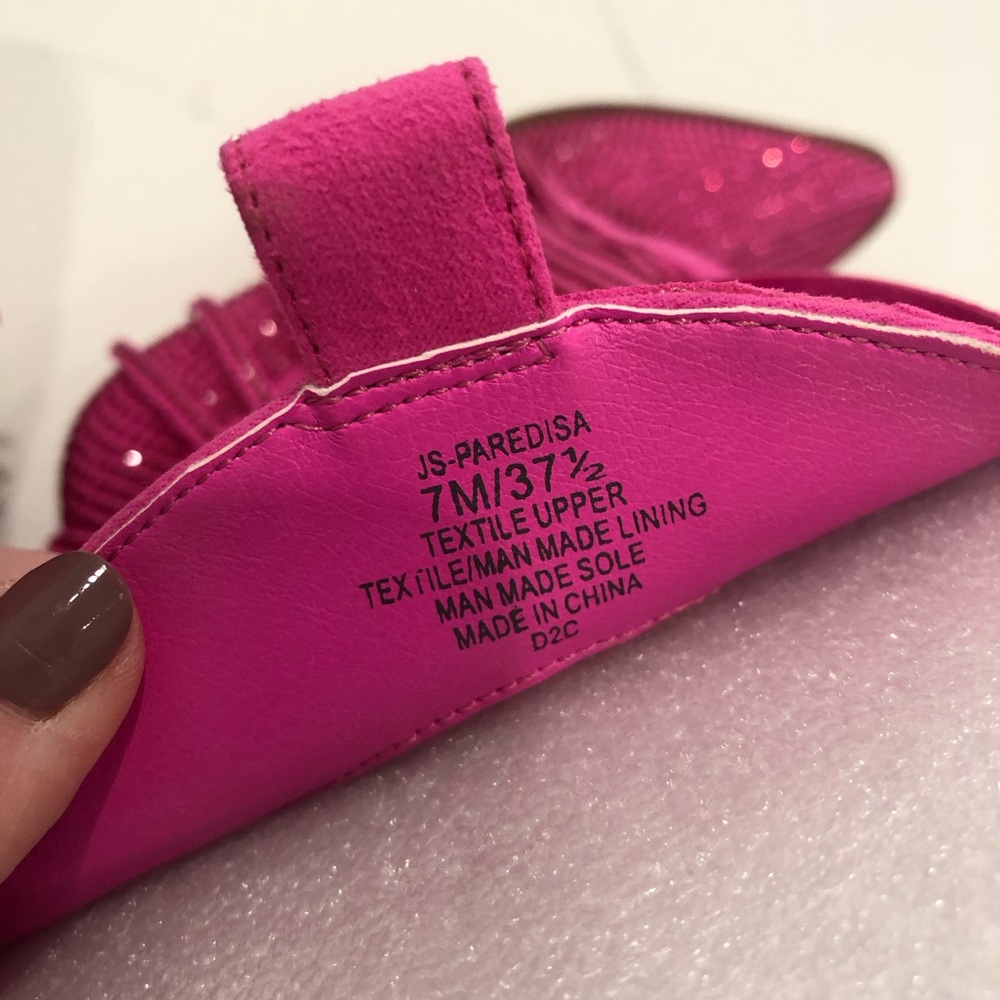 Jessica Simpson “Paredisa” Pink Fringe Heeled Boots. BRAND NEW. NEVER WORN. - Picture 6 of 8